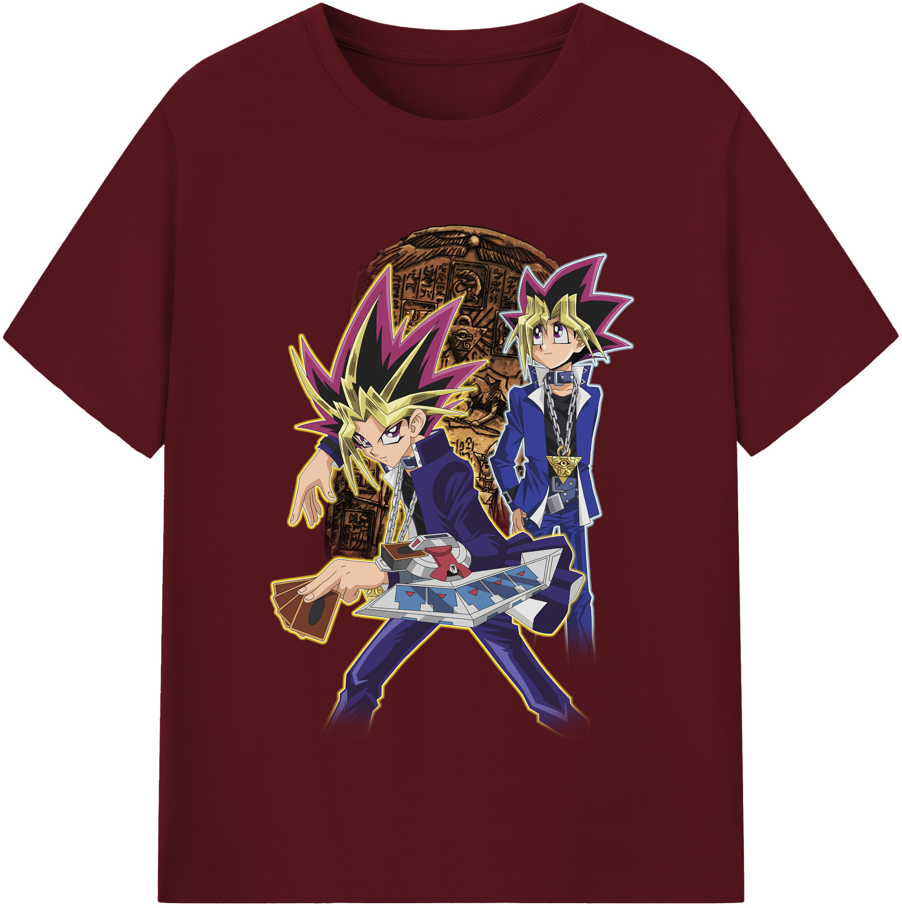 （画像用） 遊☆戯☆王 Yu-Gi-Oh! 綿100％半袖Tシャツ（フロントプリント）